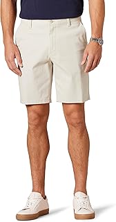 Amazon Essentials Men's Slim-Fit 9" Stretch Chino Shorts, Midweight Cotton Twill