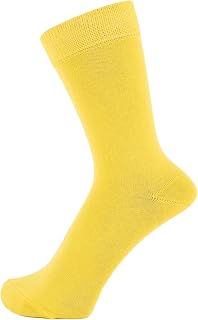 ZAKIRA Combed Cotton Dress Socks, Crew Socks | Finest combed cotton, business crew socks, soft breathable, everyday comfort, men and women