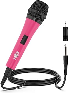 Singing Machine SMM205P Uni-Directional Dynamic Microphone with 10-Foot Cord