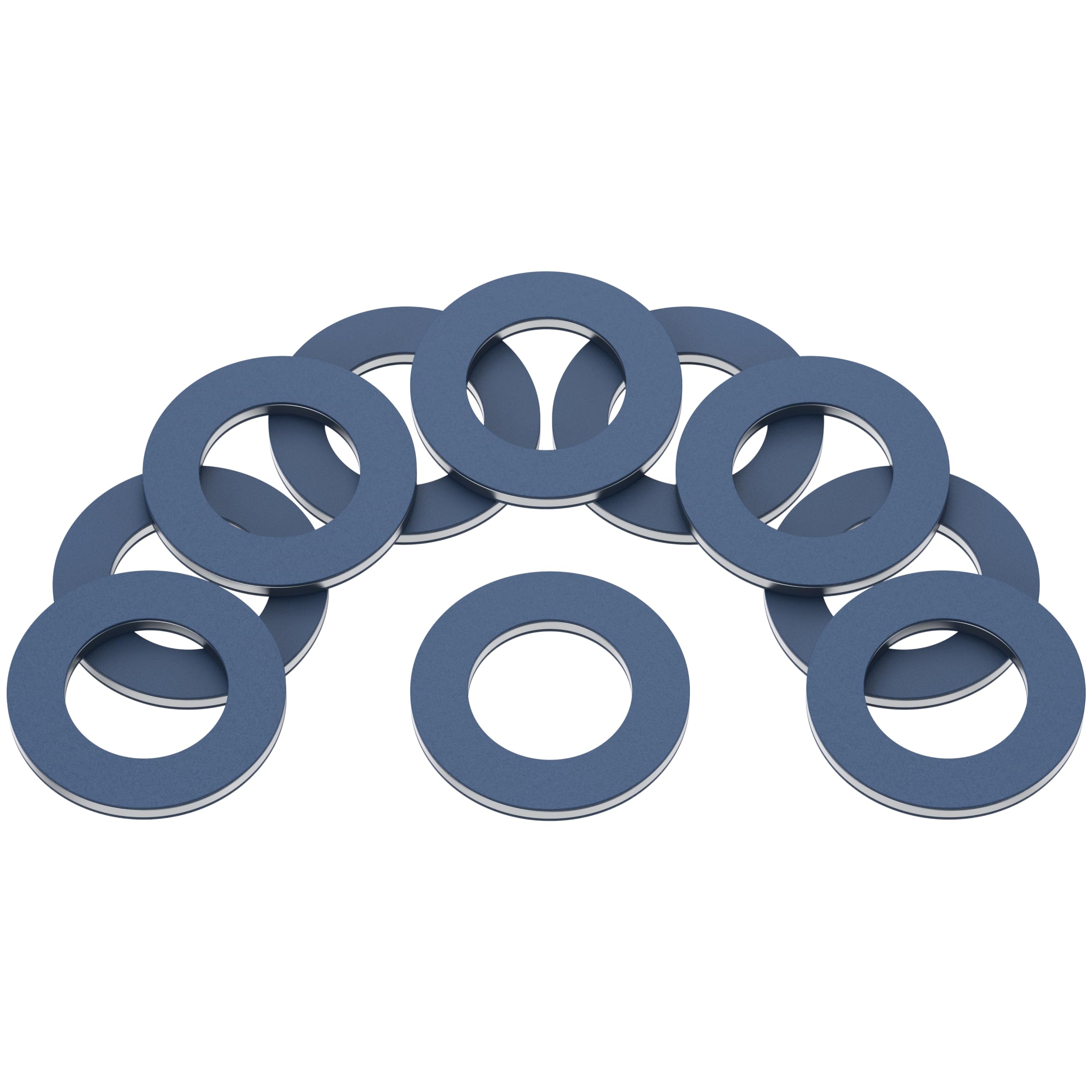 PRIME AVE Aluminium Oil Drain Plug Washer Gaskets - U.S. Made 12mm Crush Washer 