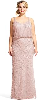 Adrianna Papell Women's Beaded Blouson Dress
