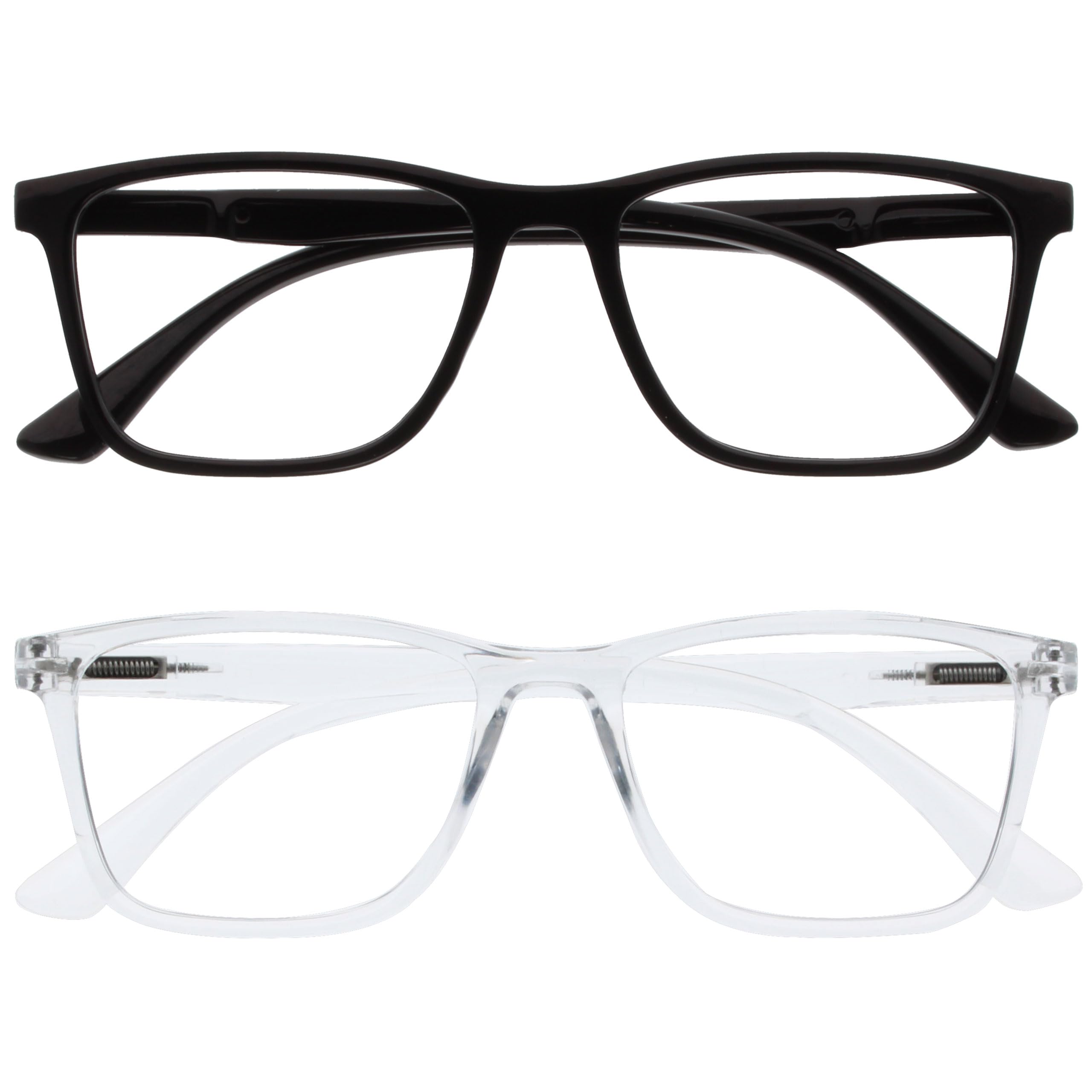 OPULIZE NYX Blue Light Glasses for Women and Men – Set of 2 – Anti-Glare UV400 L
