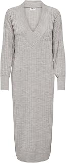 ONLY Onlnew Tessa L/S Midi V Dress Knt Noos Women's Dress