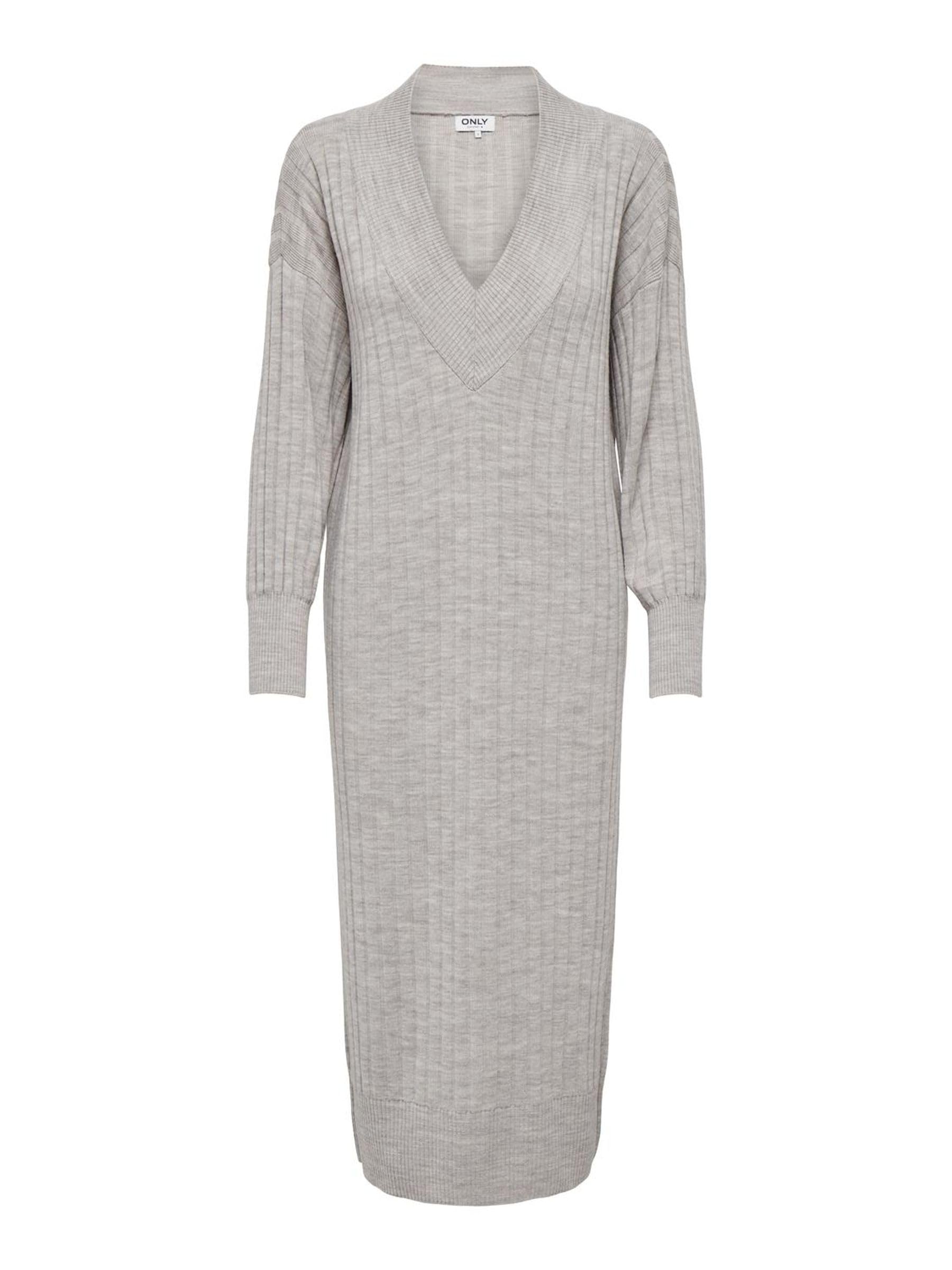ONLY Onlnew Tessa L/S Midi V Dress Knt Noos Women's Dress
