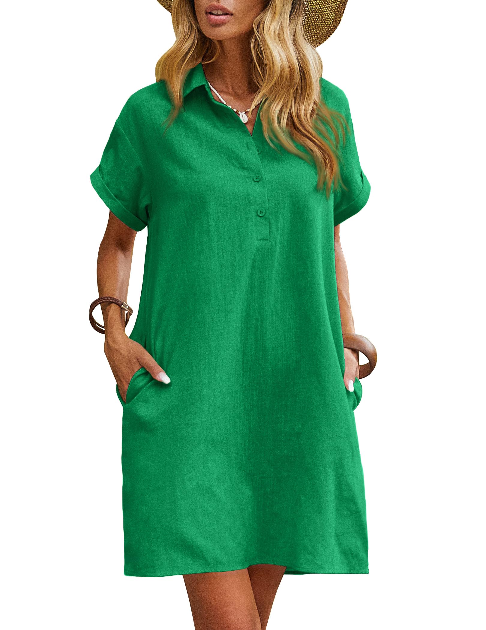 Zeagoo ビーチドレス サマー サン ドレス