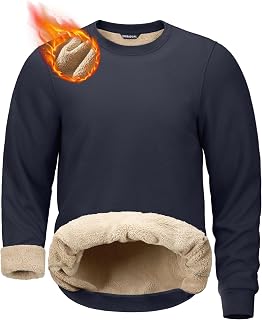 G Gradual Sherpa Lined Sweatshirts for Men Fleece Pullover