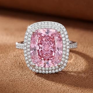 1 x Gorgeous Style Pink Ring Women Wedding, Engagement, Anniversary, Party Jewelry, Valentine's Day Gift