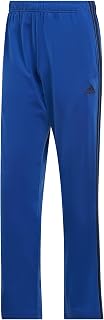 adidas Men's Essentials Warm-up Open Hem 3-Stripes Tracksuit Bottoms Pants
