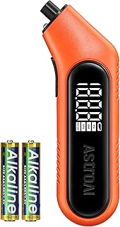 AstroAI Digital Tyre Pressure Gauge, 300 PSI 20Bar, Backlit LCD & Torch | ANSI B40.7 Grade 2A accuracy; extended brass nozzle, 4 units and auto-off for cars, bikes, motorcycles and trucks