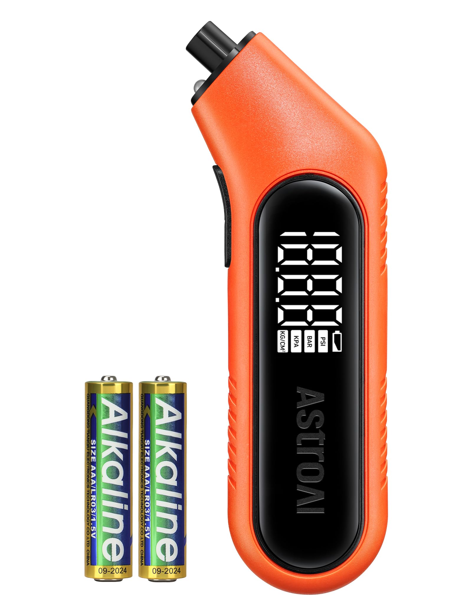 AstroAI Digital Tyre Pressure Gauge, 300 PSI 20Bar, Backlit LCD & Torch | ANSI B