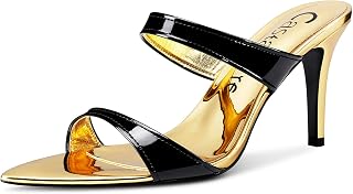 Castamere Women's High Heels Peep-Toes Sandals with Heel 8 cm Stilettos Lace Toe