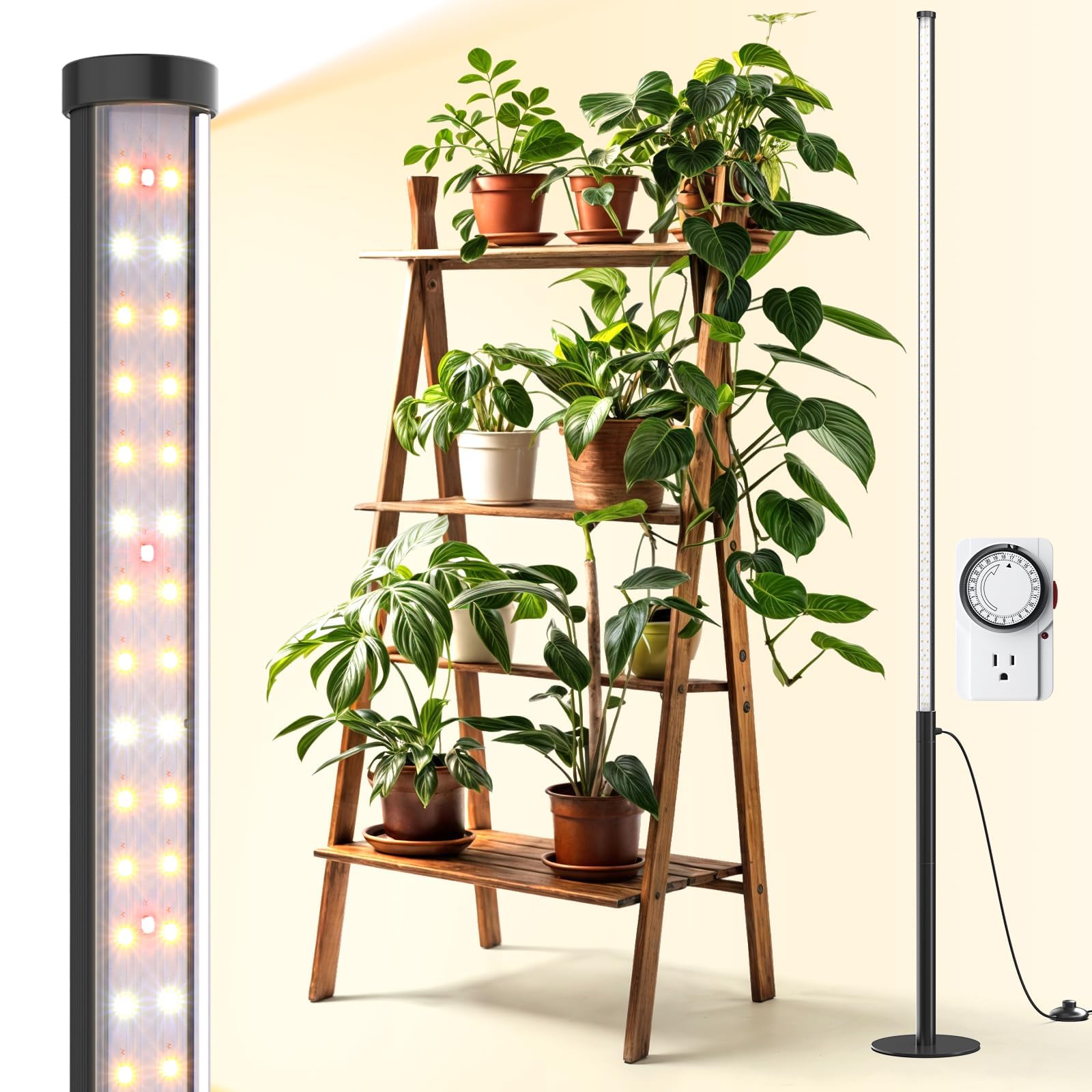 Barrina T10 Pro Vertical Grow Light, 42W, Full Spectrum, 4FT to 5.6FT | Mechanic