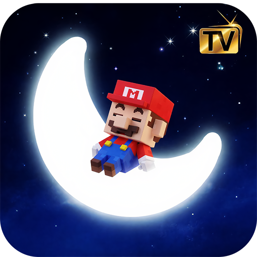 Sleepy Pixel Mario: Cozy Block Dreams Screensaver For Fire TV & Fire Tablets