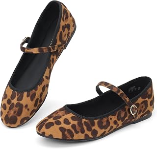 DREAM PAIRS Women's Ballet Flats Mary Jane Shoes, Round Toe Comfortable Dressy Casual Slip-on Work Daily Soft Flat Shoes