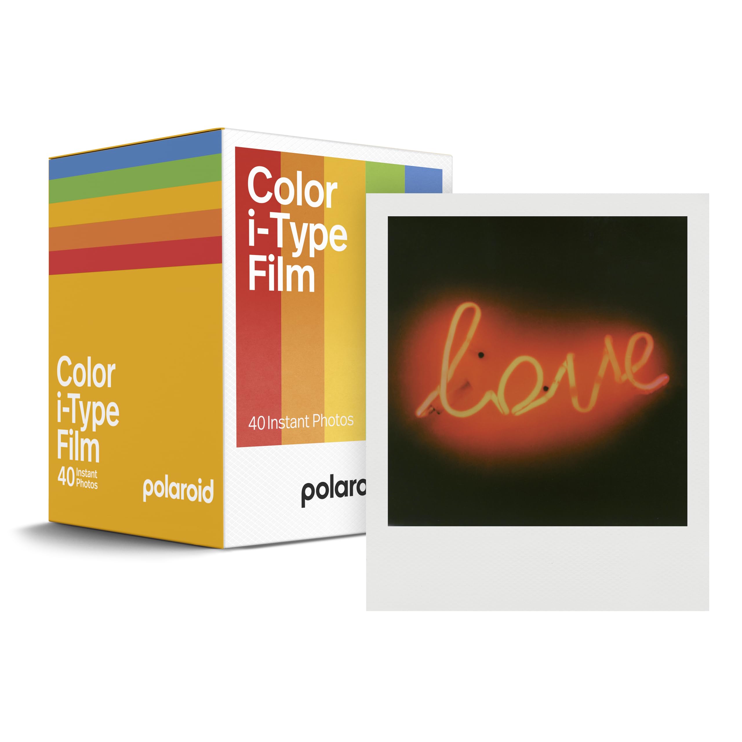 Polaroid 6010 Instant Film Colour for i-Type, 5 Packs, 40 Photos