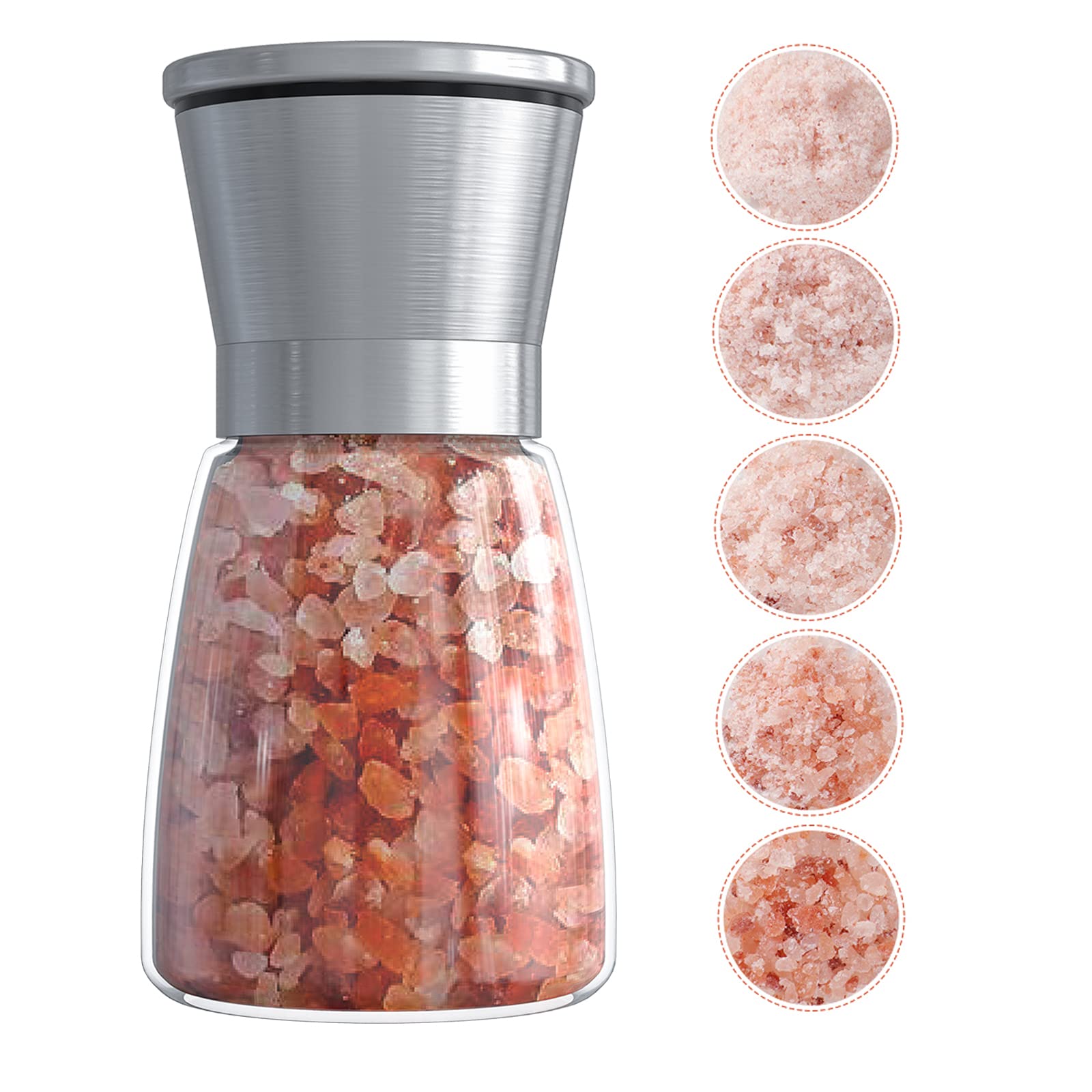 Ebaco Original Stainless Steel Salt or Pepper Grinder - Top Spice Mill with Cera
