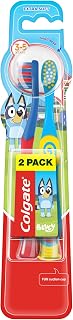 Colgate Kids Bluey Manual Toothbrush 2pk | Extra Soft Bristles, Small Brush Head, Perfect for Kids & Toddlers Oral Health