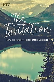 KJV The Invitation New Testament, Black Letter, Pure Cambridge Text Gospel Presentation, Evangelism, Outreach, New Believer, Economy, Easy-to-Read Bible MCM Type