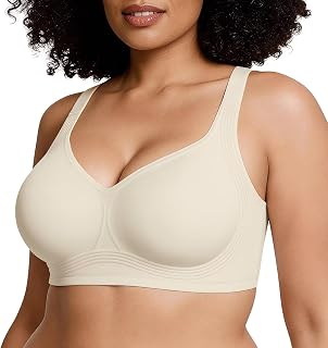 Vertvie Jelly Bras for Women No Underwire Minimizer Support