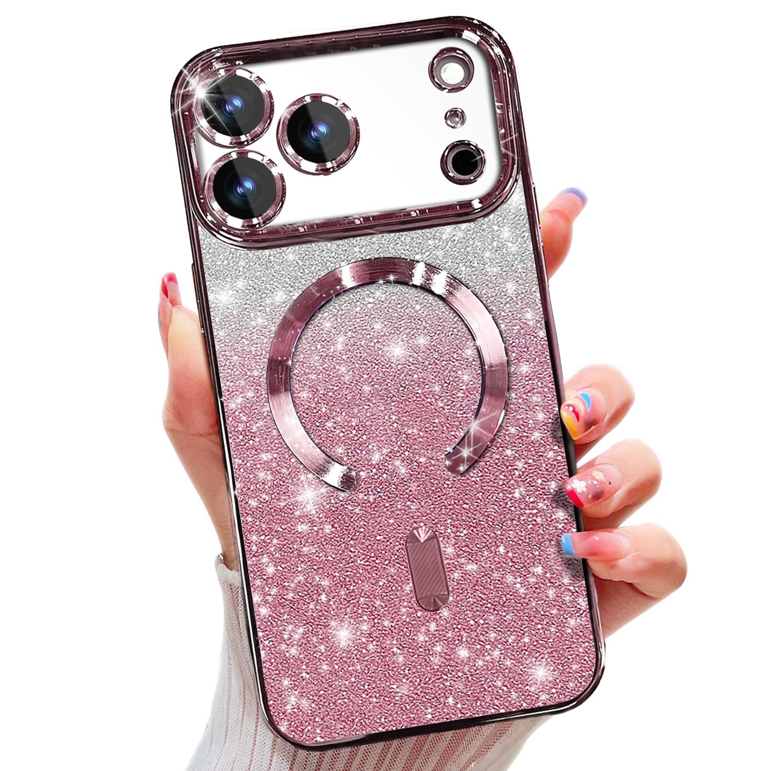 Misscase iPhone 17 Pro Max Case, Compatible with MagSafe Full Body Camera Lens P