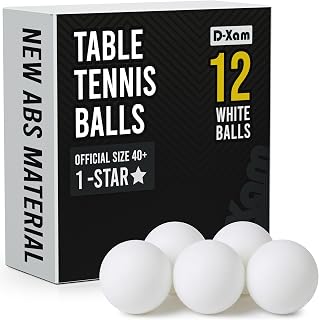Ping Pong Balls Professional ABS Table Tennis Balls 1 Star or 3 Star Bulk | 50 30 20 12 Pack Orange / White 40mm Table Tennis Pong Balls Competition and Recreational Play Regulation Fun As A Cat Toy