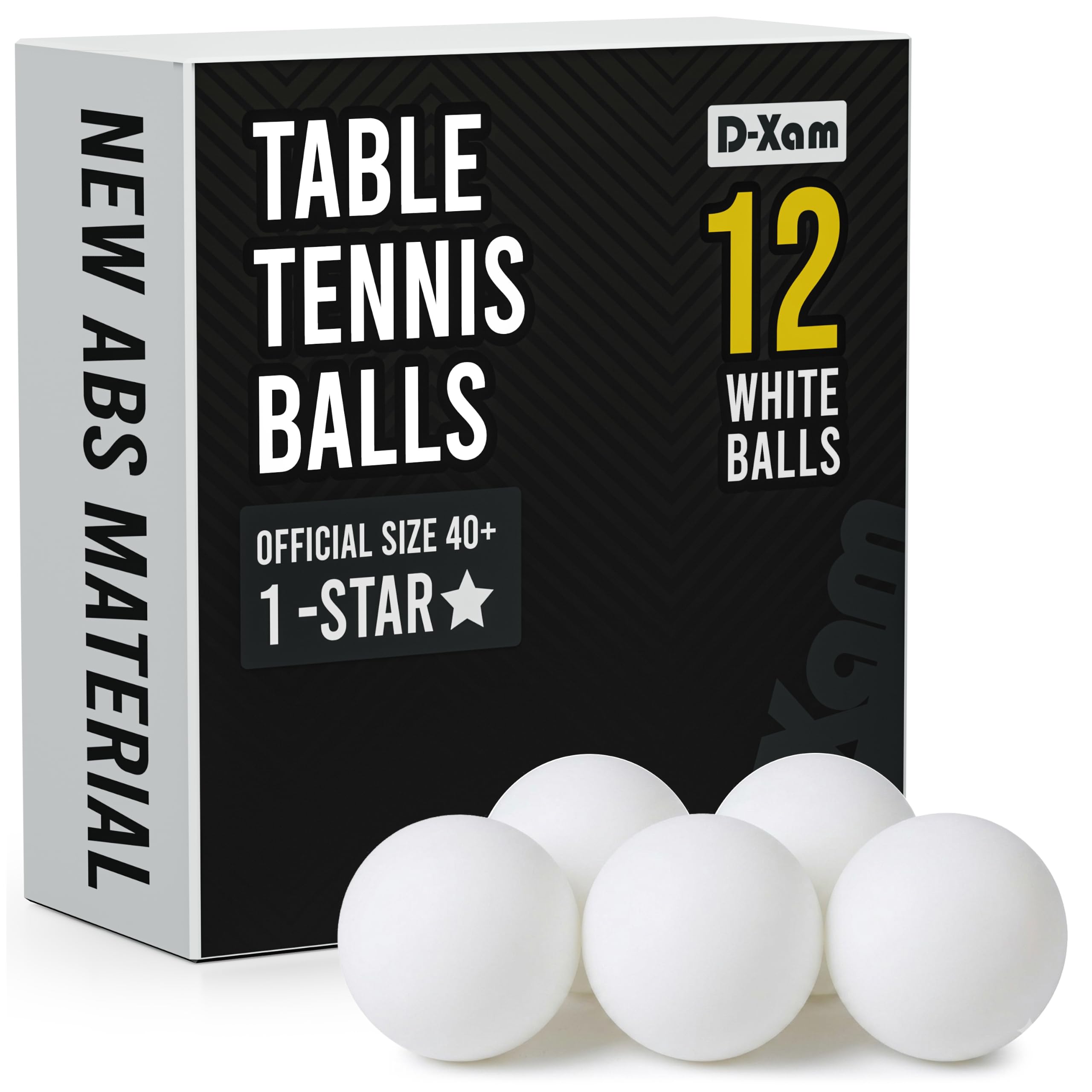 Ping Pong Balls Professional ABS Table Tennis Balls 1 Star or 3 Star Bulk | 50 3