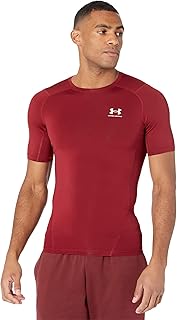Under Armour UA HG Armour Comp SS Men's Short Sleeve Compression T-Shirt Black/White, 3XL