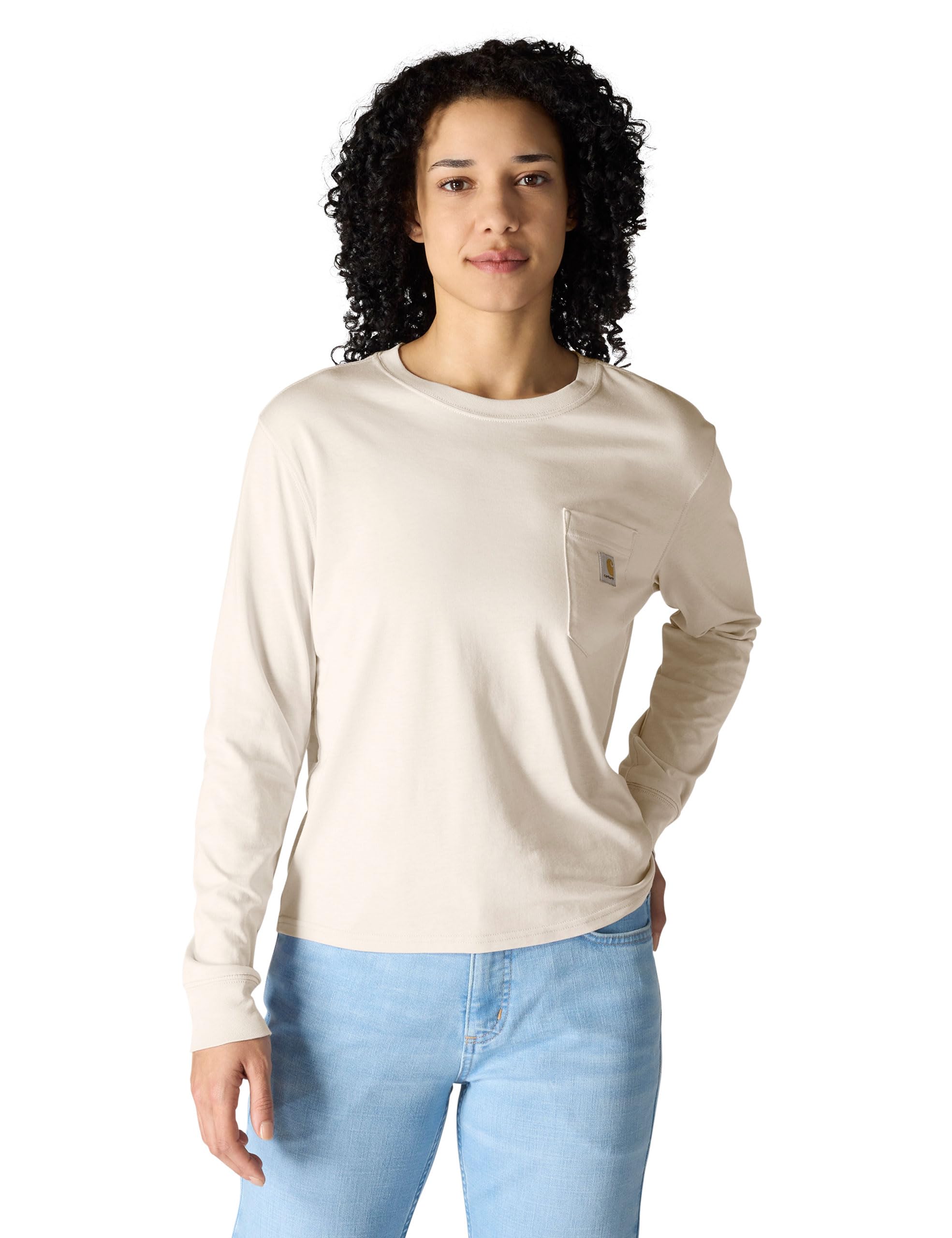 Carhartt Women's Tencel Fiber Series Loose Fit Long-Sleeve Pocket T-Shirt