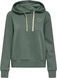 Only Onlnoli L/S Heart Hood Swt Noos Onlnoli L/S Heart Hood Swt Noos Mujer (Pack de 1)