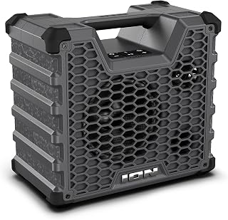 Ion Audio Trailblazer Summit Rugged All-Weather IPX5 Portable Bluetooth Speaker and Fm Radio (Renewed)
