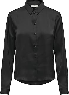 JDY Women's Jdyfifi Life L/S Short Shirt WVN Noos Blouse