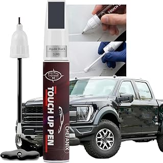 Agate Black Metallic (UM) Touch Up Paint Pen Compatible with Ford - Exact Color Match, 2-in-1 Brush & Pen,Car Paint Scratch Repair Kit for F150/Explorer/Escape/Ranger/Edge/Mustang/Transit