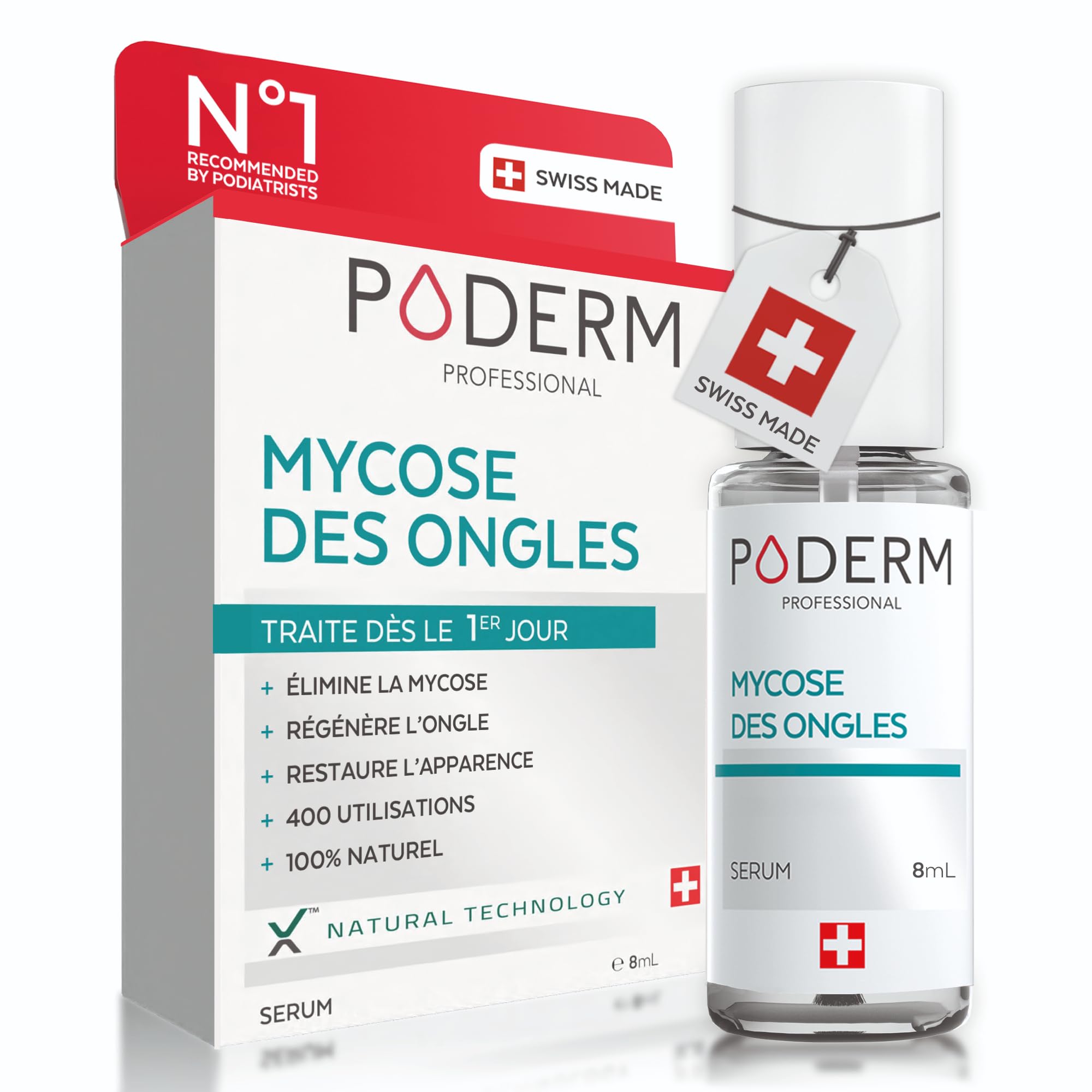 PODERM - MYCOSIS NAIL TREATMENT 2in1 | With exceptional powerful antifungal and 