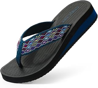 ChayChax Thongs Women's Lightweight Beach Sandals Summer Slippers Non-Slip Slippers