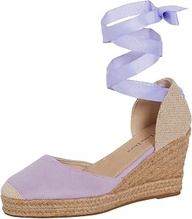 Lora Dora Womens Espadrille Wedge Sandals Ladies Strappy Hessian Wedges Summer Shoes Ankle Tie Leg Straps