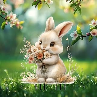 Rabbit Shaped Acrylic Garden Stakes for Backyard, Lawn, Patio, Indoor Potted Plants and Bonsai, Ideal for Indoor and Outdoor Accessory