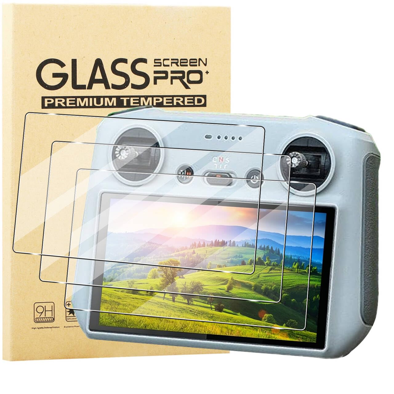 3 Pack Screen Protector for DJI Lito X1/Lito 1/RC2, ELECTRO-WEIDEWORLD 9H Hardne
