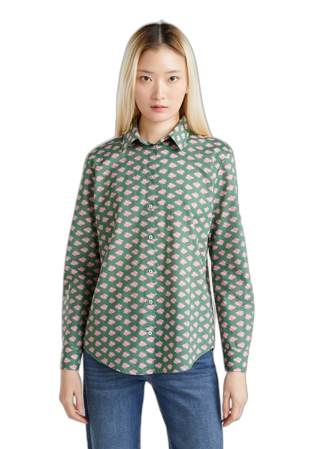 United Colors of Benetton Women's Camicia 5q6sdq0ay Shirt
