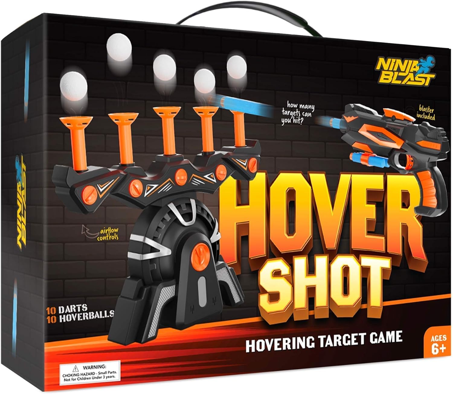 Hover-Shot Shooting Toy for Kids - Ball Target Game for Nerf Gun - Cool Birthday