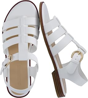 CUSHIONAIRE London Womens Adjustable Ankle Strap Sandal + Memory Foam