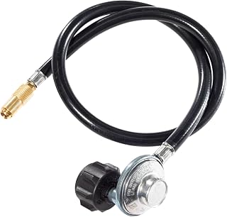 Blackstone® 5471 Propane Adapter Hose & Regulator for 20 lb Tank | Blackstone® 5471 Gas Grill & Griddle, Weather Resistant, Corrosion Resistant, Extends Up To 3 Feet