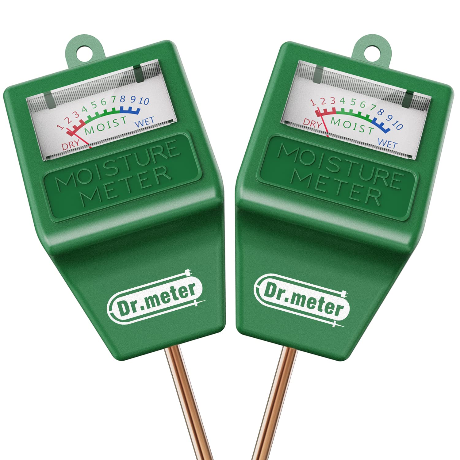 Soil Moisture Meter, Dr.meter 2 Pack Moisture Meter for Plants | Plant Water Met