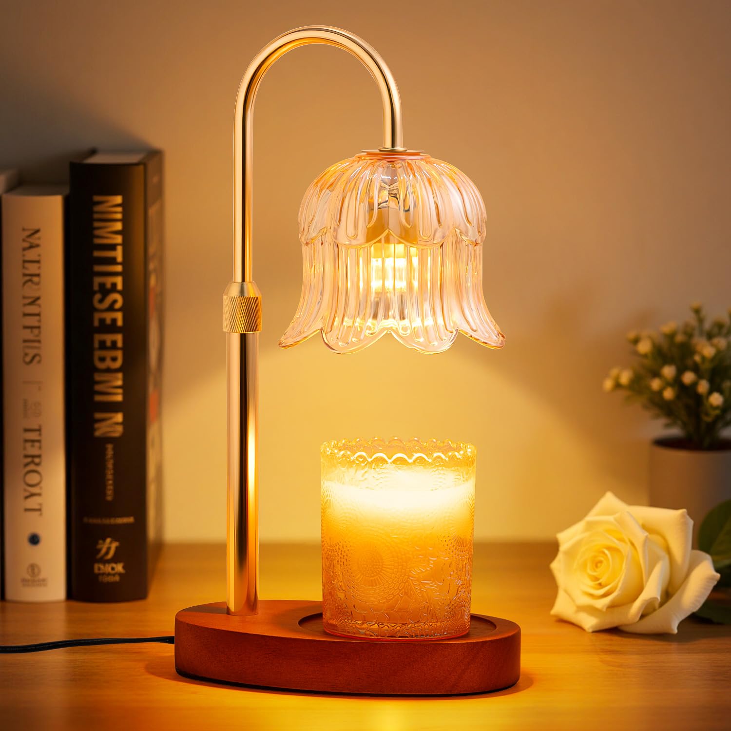 Candle Warmer Lamp with Timer Home Decor Birthday Gifts for Women Mom | Dimmable