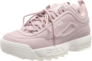 Fila Disruptor Low WMN Women's Pink Leather Shoes 1010302.71Y