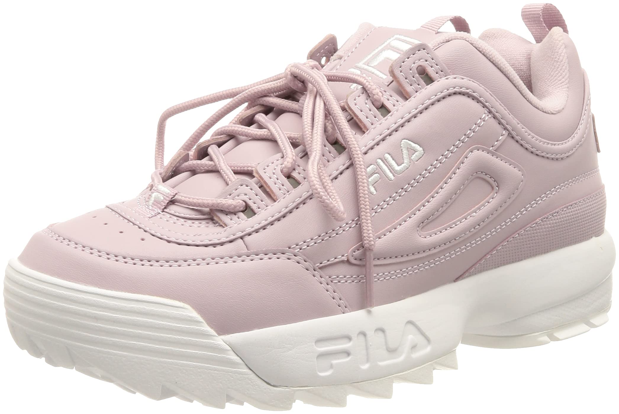 Fila Disruptor Low WMN Women's Pink Leather Shoes 1010302.71Y