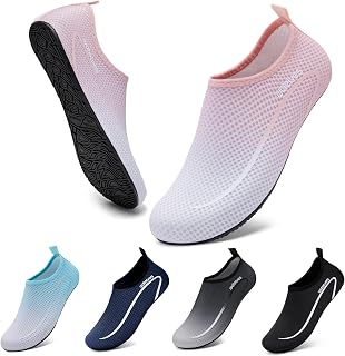WateLves Women's Men's Quick Dry Super Lightweight Non-Slip Water Shoes for Beach and Snorkeling Unisex