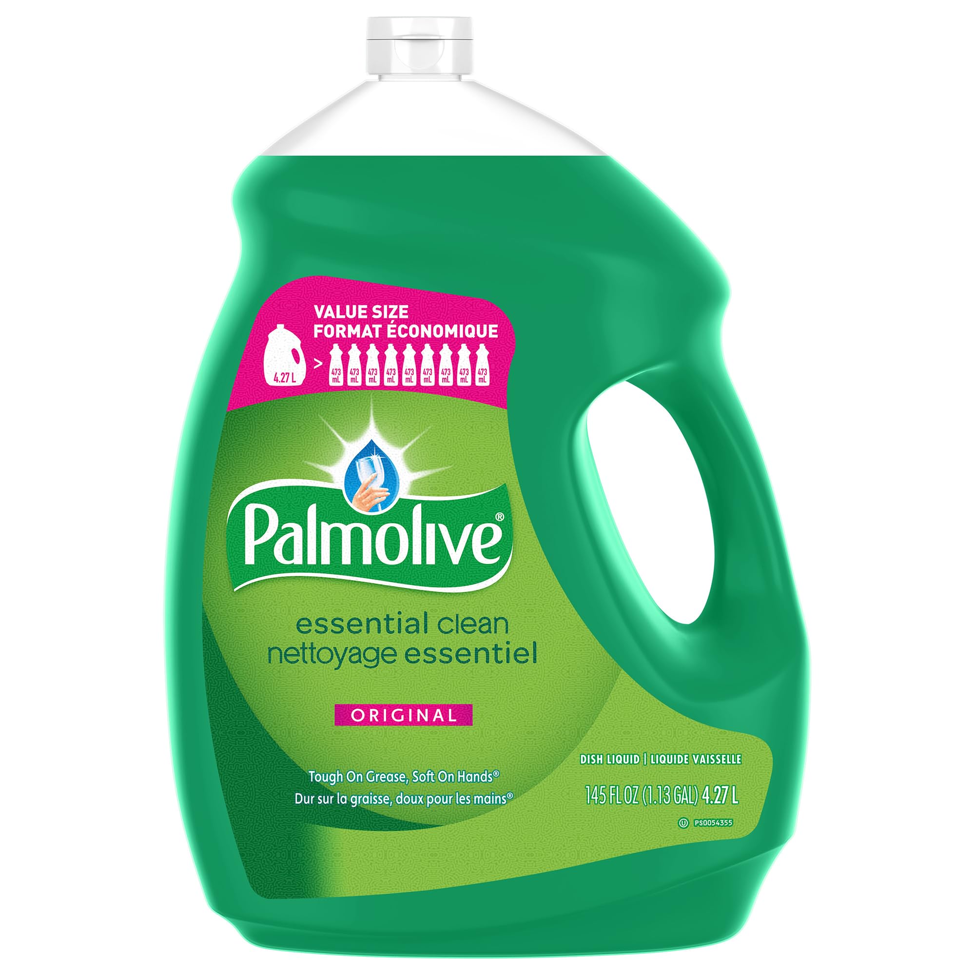 Palmolive Essential Clean Dish Soap, Original Scent 4.27 L - Biodegradable, Phos