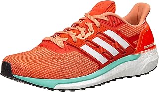 adidas Women's Supernova w Running Shoe, Energy White/Easy Orange S, 8.5 M US