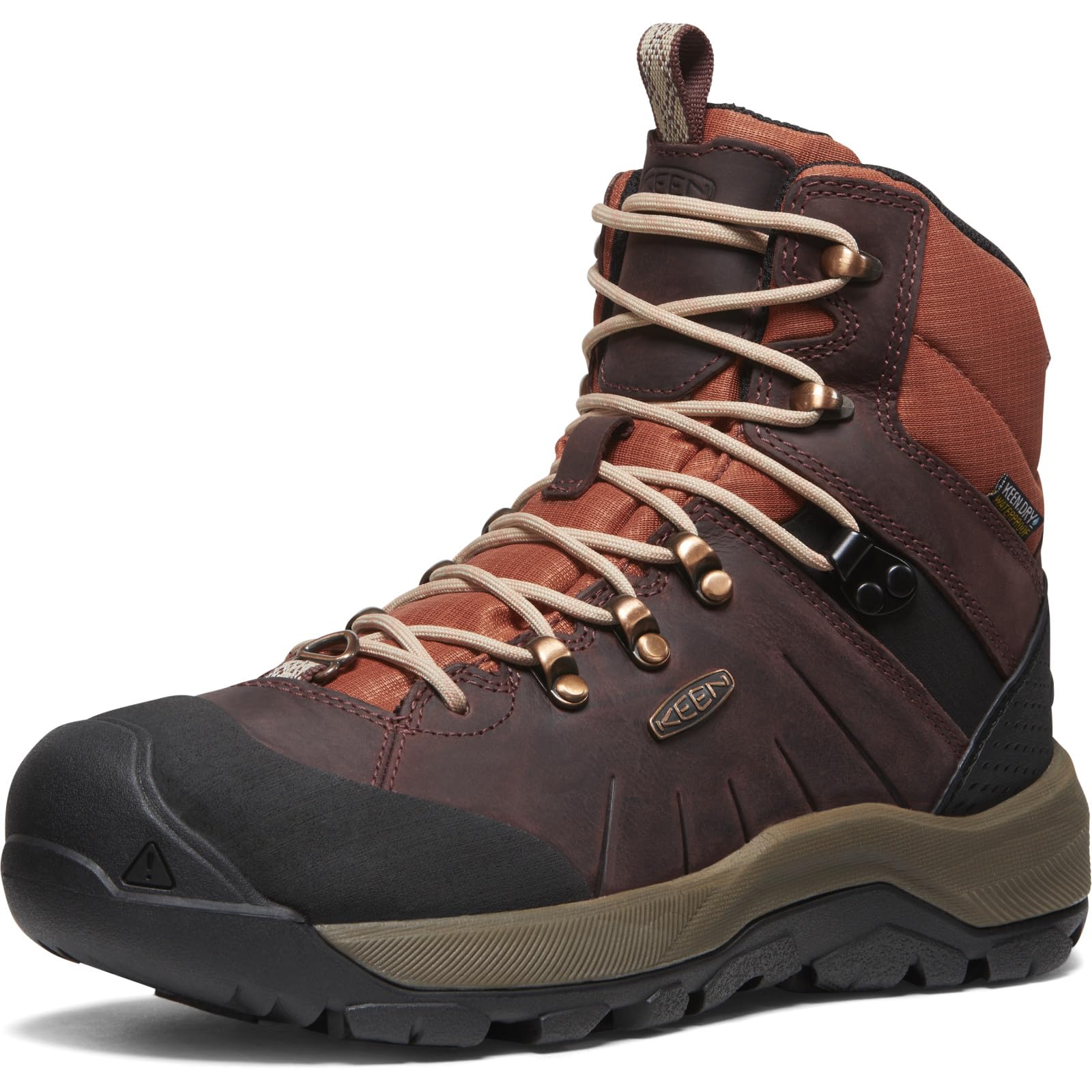 KEEN Women's Revel 4 Mid Polar Snow Boots, Andorra Safari, 40 EU