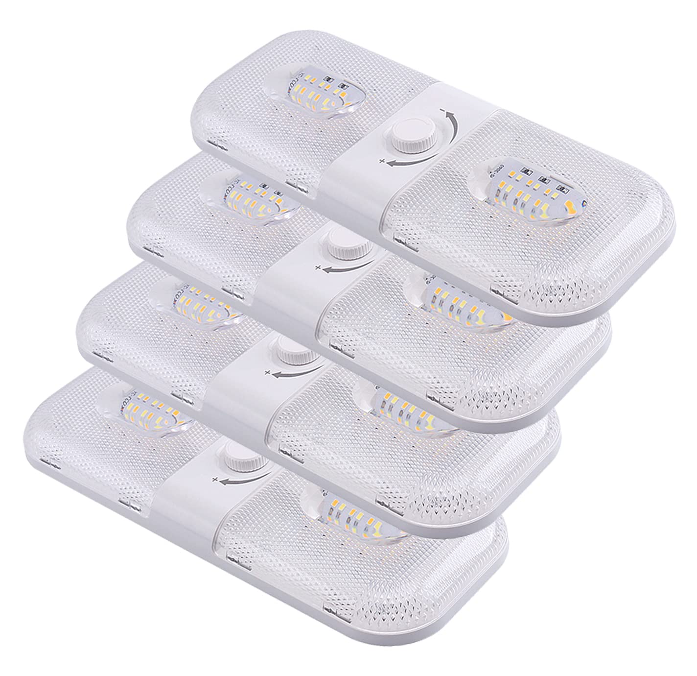12V LED RV Lights with ON/Off Switch -Dimmable 3 Color Temperature 10W 1000LM, I